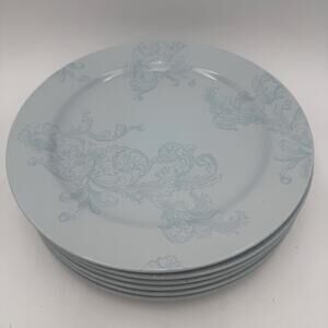 Dinner Plates in Abstract Floral by Jaclyn Smith Today 10.75"  Set of 6